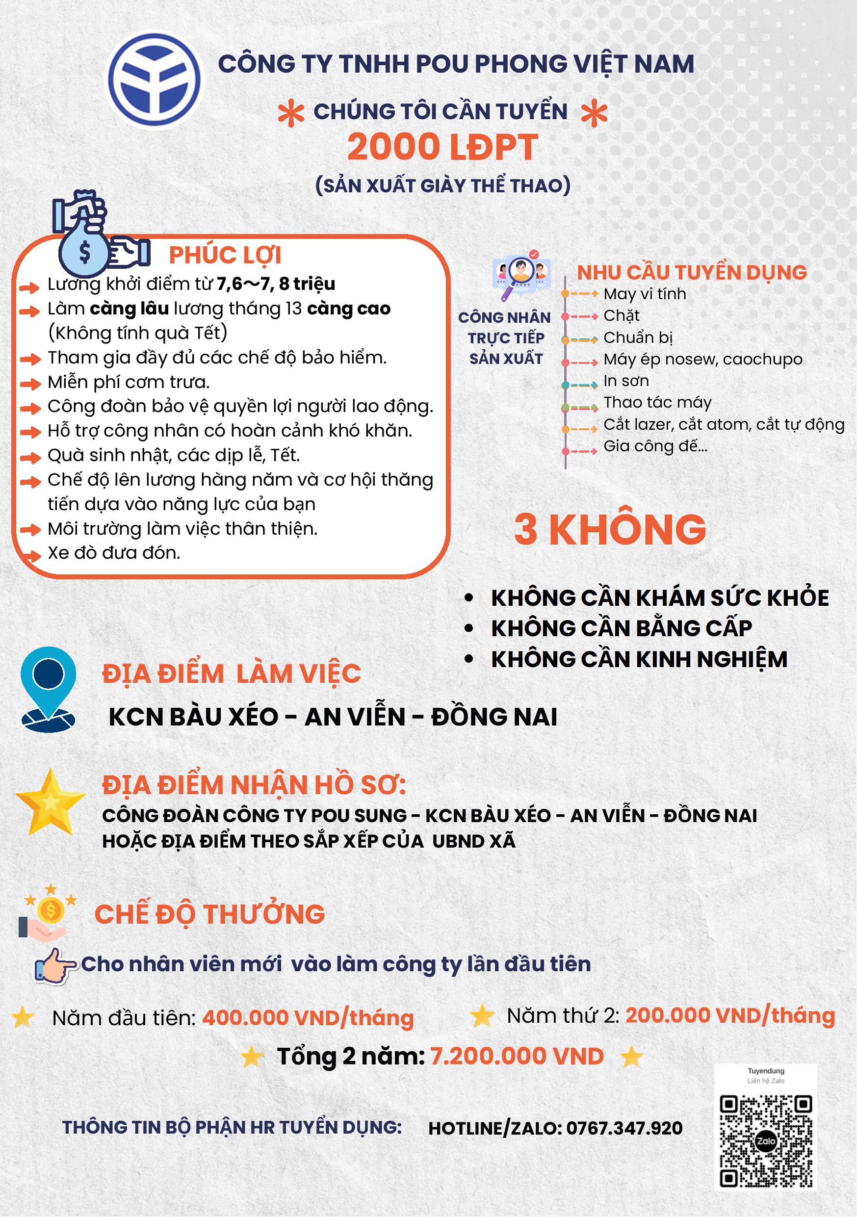 Tuyển dụng Pou Phong